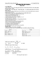 Đề cương ôn tập toán 8 và ôn tập hè chuyên đề SGD Thanh Hóa