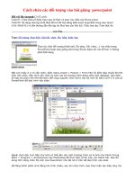 CÁCH CHÈN CÁC ĐỐI TƯỢNG VÀO BÀI GIẢNG powerpoint
