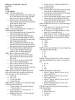 Kiểm tra sinh học lớp 11