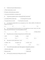 20 câu trắc nghiệm amin cơ bản (tiếp theo)