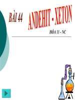 bai 44: Andehit-xeton