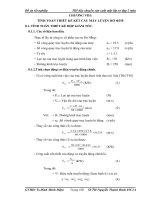 CHƯƠNG VIII:  TÍNH TOÁN THIẾT KẾ KẾT CẤU MÁY LUYỆN HỞ Φ250