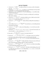 Bài tập về hàm số