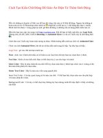 CÁCH TẠO KIỂU CHỮ ĐỘNG ĐỂ GIÁO ÁN ĐIỆN TỬ THÊM SINH ĐỘNG