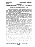 Giới thiệu khái quát về quy trình công nghệ sản xuất bia