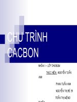 chu trinh cacbon