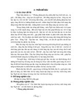 Sáng kiến kinh nghiệm Ngữ văn: Rèn kĩ năng sáng tạo