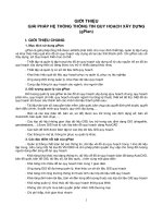 GIS quy hoạch xây dựng