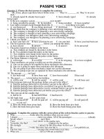 pasive voice practice