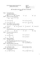 Trac nghiem Do thi @ Ham So - de 5