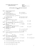 Trac nghiem Do thi @ Ham So - de 3