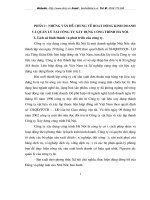 những vấn đề chung về hoạt động kinh doanh và quản lý tại công ty xây dựng công trình hà nội