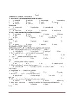 Đề thi thử đại học môn tiếng anh - đề 24