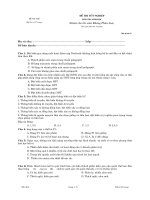 de thi thu tot nghiep