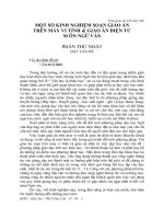 Sáng kiến kinh nghiệm - Ngữ văn năm 2008