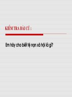 Tiết 21: Phòng chống nhiễm HIV