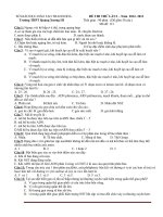 Đề thi thử đại học môn sinh học - đề 12