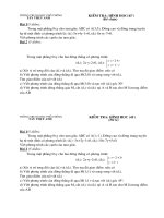 Kiểm tra tự luận chương 3