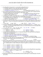 150 câu hỏi ôn tập TN vật lý