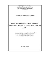 mot so giai phap hoan thien chien luoc marketing - mix tai ct tnhh giay vi tinh lien son