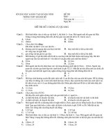 82 câu dụng cụ quang (có đáp án)