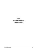 ACADEMIC MANUAL