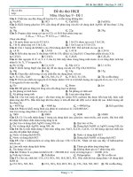 Kiểm tra HKII - Đề 1