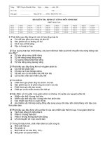 Bài kiểm tra 1 tiết lớp 10 HK II