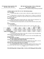 Đề thi thử đại học môn địa lý - đề 12