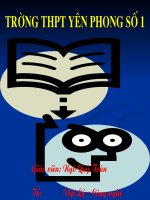 Tiết 14 - Bài 8: Giao Thoa Sóng