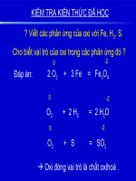 Bài 30: Lưu huỳnh