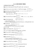 Hệ Phương trình đại số