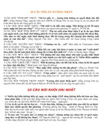 10 CAU NOI KHOI HAI NHAT