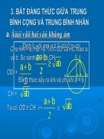 Bất dẳng thức Côsi