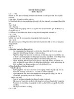 Đề thi thử đại học môn địa lý - đề 16