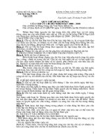 Quy chế HĐ của Chi ủy Chi bộ