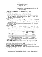 Đề thi thử đại học môn địa lý - đề 4