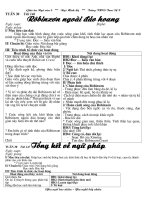 Giáo án Ngữ văn 9 tuần 30