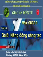 Công dân 9 - Năng động và sáng tạo