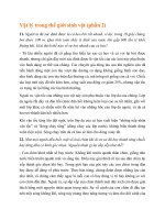 Vật lý trong thế giới sinh vật (phần 2)