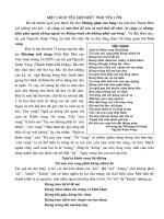 Một tình yêu lớn-một cách yêu đẹp