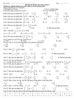 ÔN TẬP HKI TOÁN 7