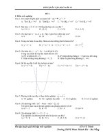 Đề ôn HK1- Toán 10NC