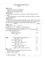 Đề thi HS Giỏi Toán lớp 5-Đề tự luận