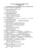 câu hỏi trắc nghiệm 10nc