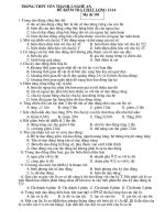 TN dao động cơ và con lắc lò xo