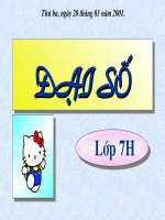 Chương IV - Bài 6: Cộng, trừ đơn thức