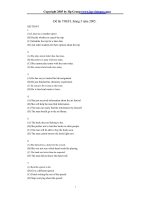 trắc nghiệm anh văn trình độ ABC-4