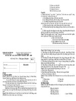 Đề thi thử vào lớp 10