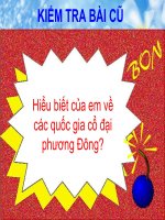 Bai 4: Cac quoc gia co dai ph­uong Tay